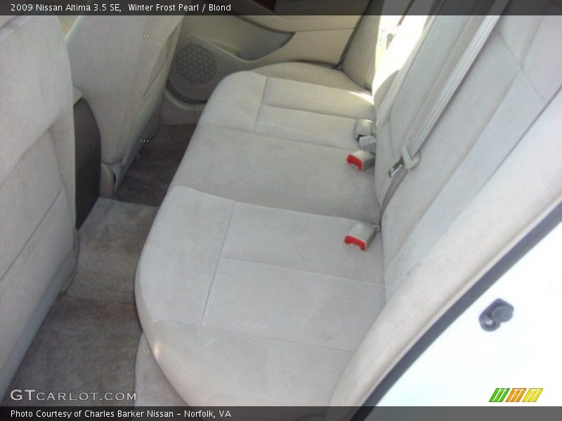 Winter Frost Pearl / Blond 2009 Nissan Altima 3.5 SE