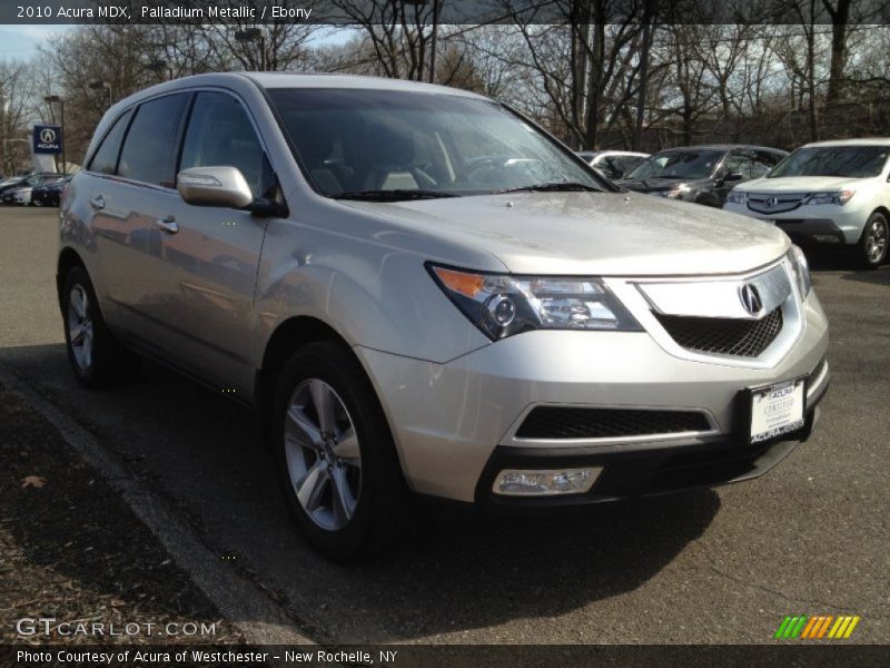 Palladium Metallic / Ebony 2010 Acura MDX