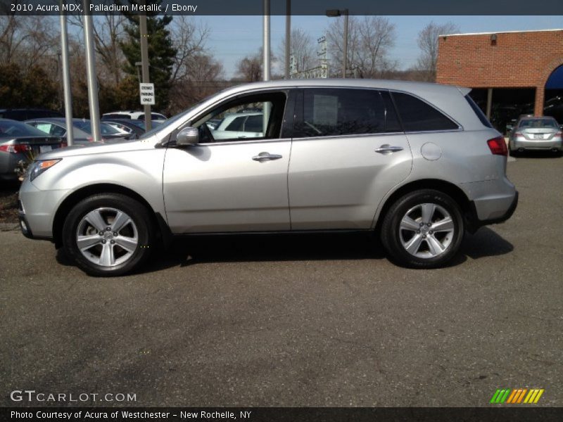 Palladium Metallic / Ebony 2010 Acura MDX