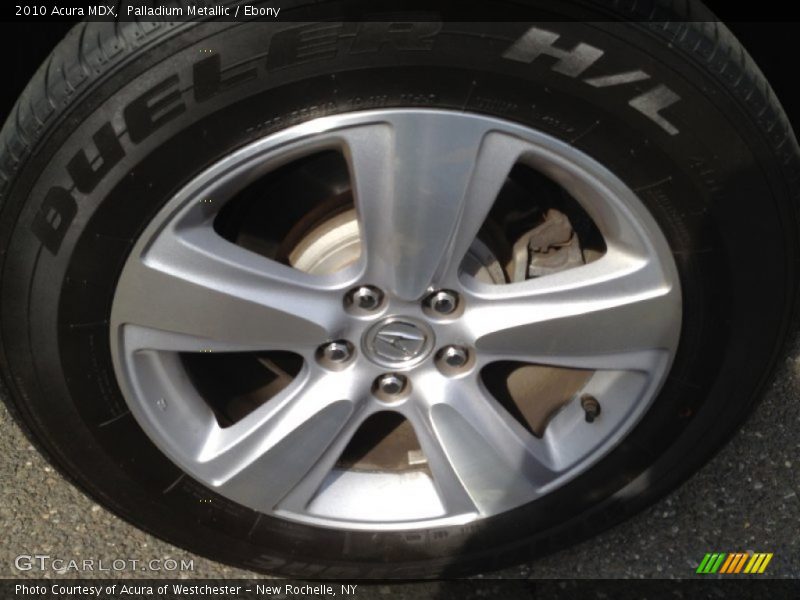 Palladium Metallic / Ebony 2010 Acura MDX