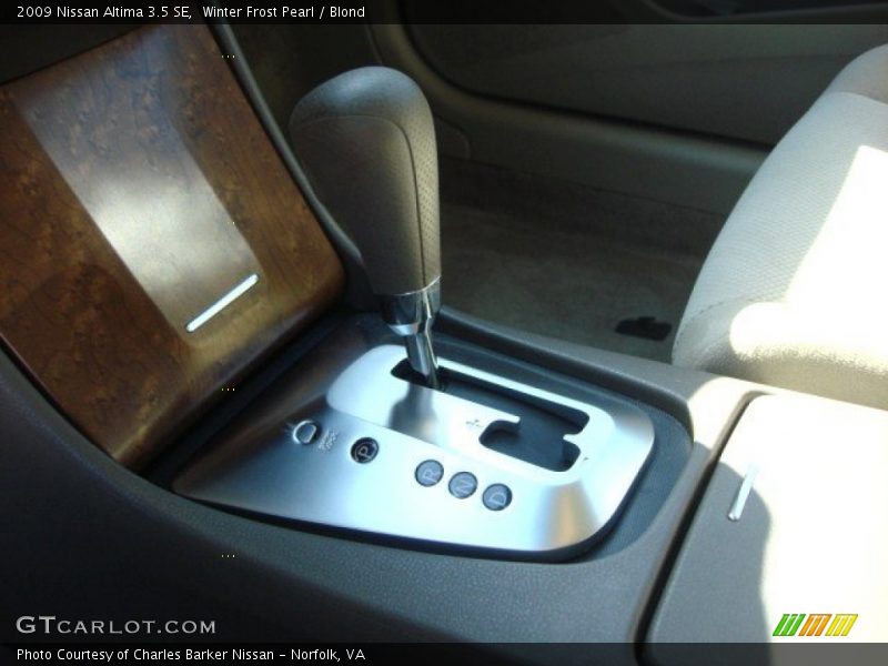 Winter Frost Pearl / Blond 2009 Nissan Altima 3.5 SE