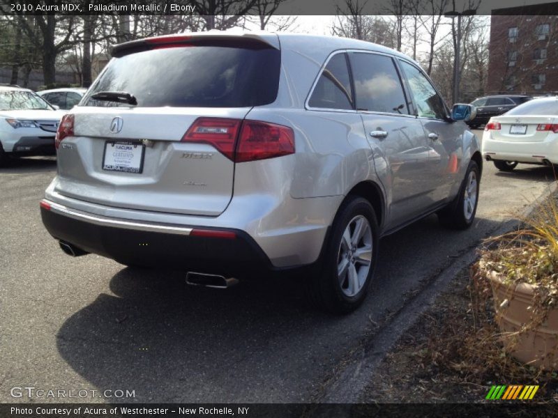Palladium Metallic / Ebony 2010 Acura MDX