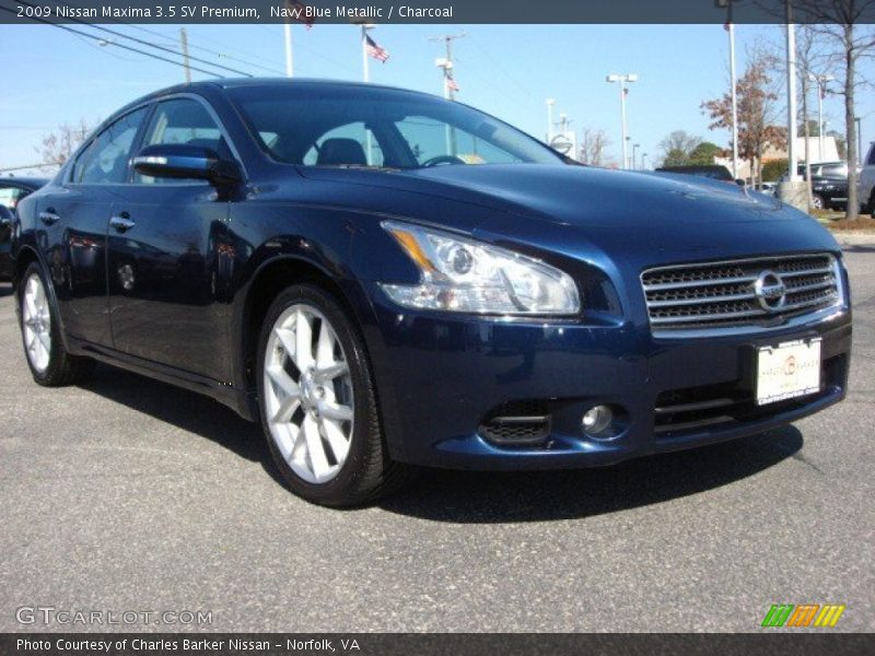 Navy Blue Metallic / Charcoal 2009 Nissan Maxima 3.5 SV Premium