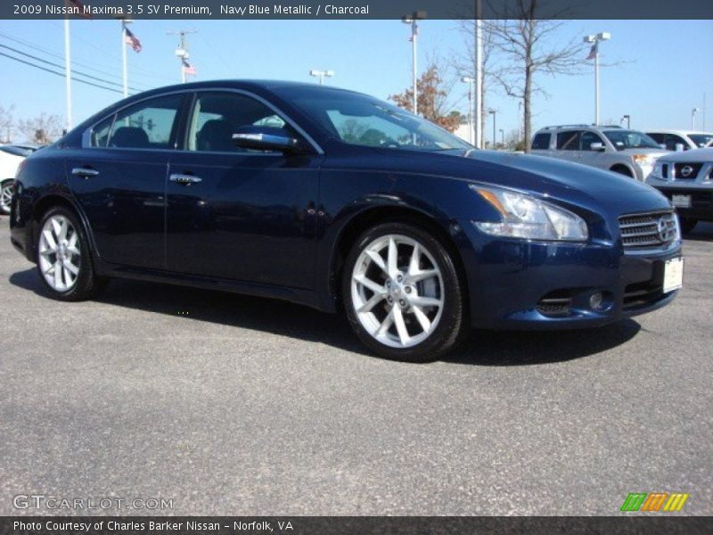 Navy Blue Metallic / Charcoal 2009 Nissan Maxima 3.5 SV Premium