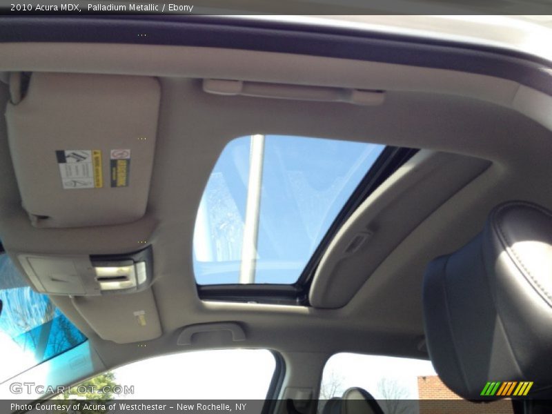 Palladium Metallic / Ebony 2010 Acura MDX
