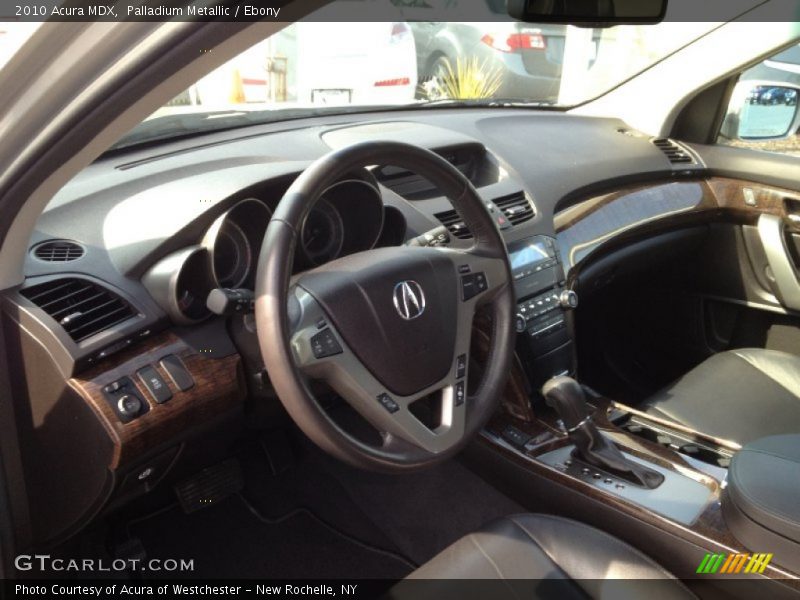 Palladium Metallic / Ebony 2010 Acura MDX