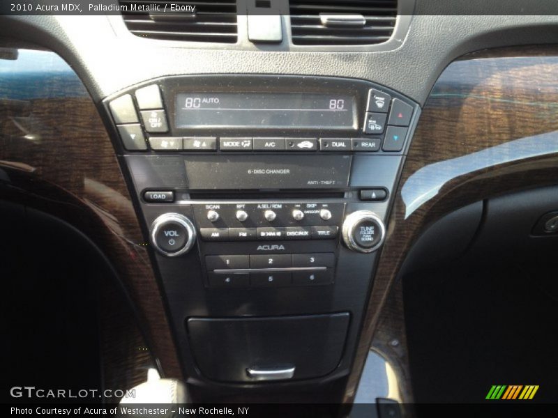 Palladium Metallic / Ebony 2010 Acura MDX