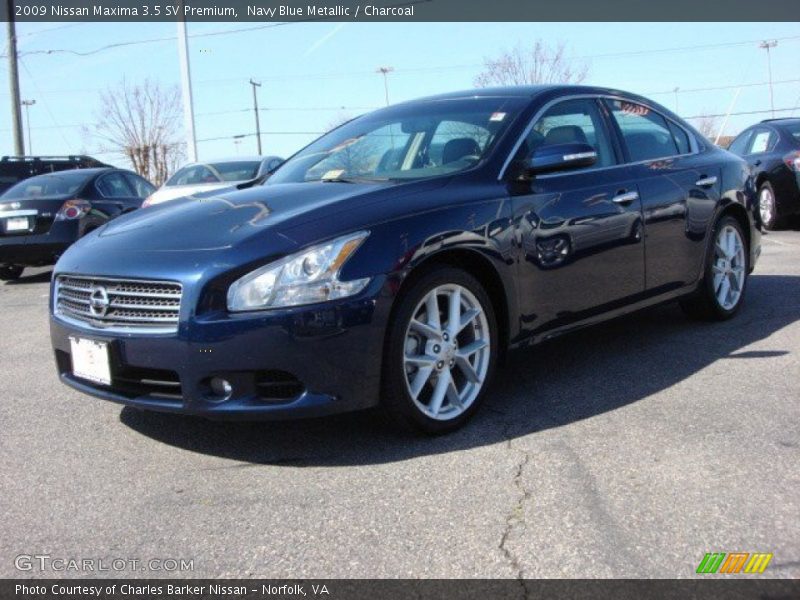 Navy Blue Metallic / Charcoal 2009 Nissan Maxima 3.5 SV Premium