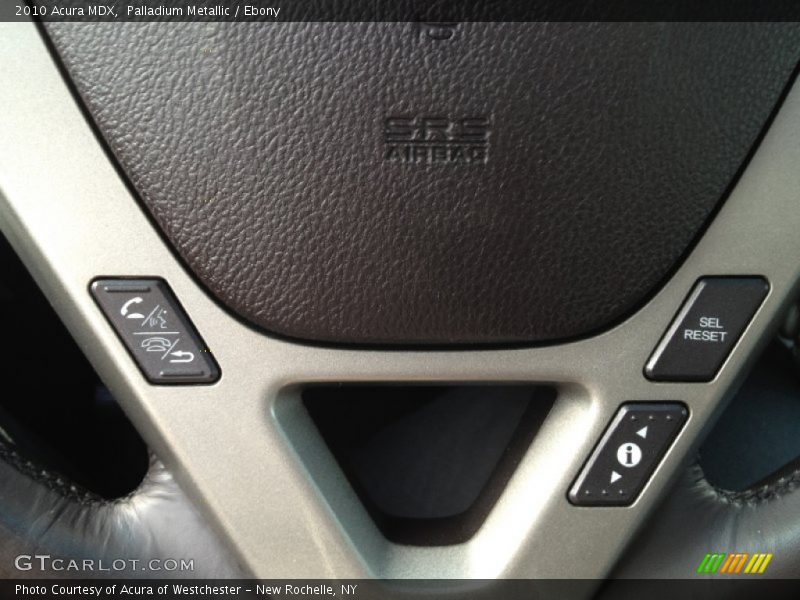 Palladium Metallic / Ebony 2010 Acura MDX