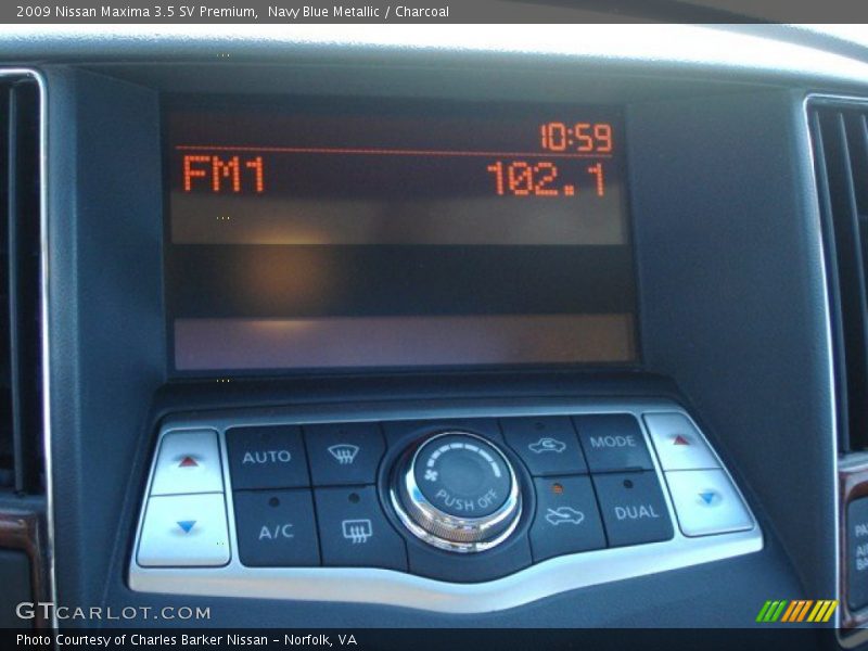 Navy Blue Metallic / Charcoal 2009 Nissan Maxima 3.5 SV Premium