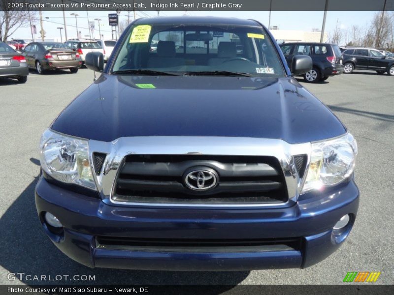 Indigo Ink Pearl / Graphite Gray 2008 Toyota Tacoma V6 PreRunner Access Cab