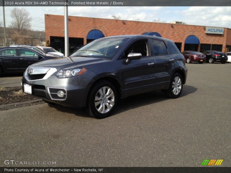 Polished Metal Metallic / Ebony 2010 Acura RDX SH-AWD Technology