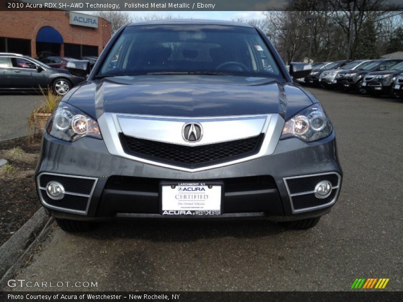 Polished Metal Metallic / Ebony 2010 Acura RDX SH-AWD Technology