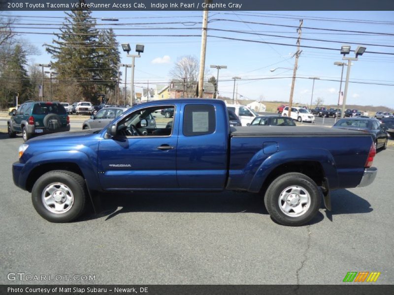 Indigo Ink Pearl / Graphite Gray 2008 Toyota Tacoma V6 PreRunner Access Cab