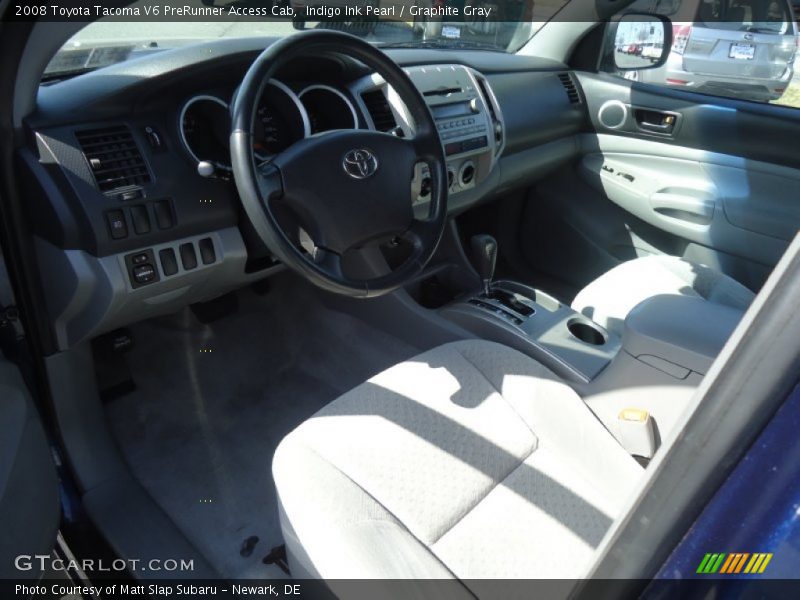 Indigo Ink Pearl / Graphite Gray 2008 Toyota Tacoma V6 PreRunner Access Cab