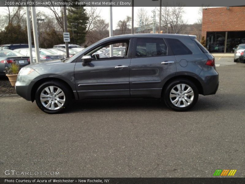 Polished Metal Metallic / Ebony 2010 Acura RDX SH-AWD Technology