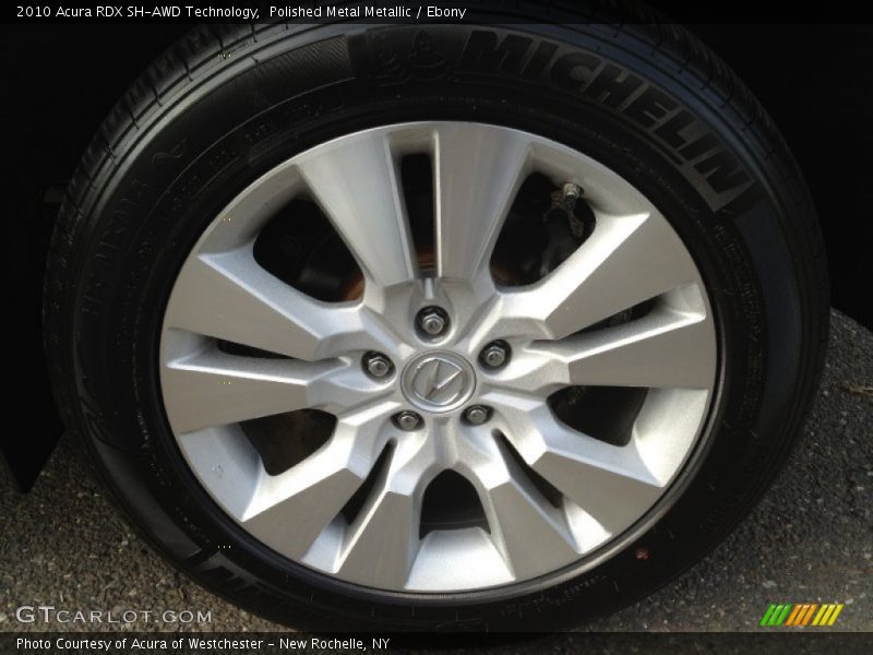 Polished Metal Metallic / Ebony 2010 Acura RDX SH-AWD Technology