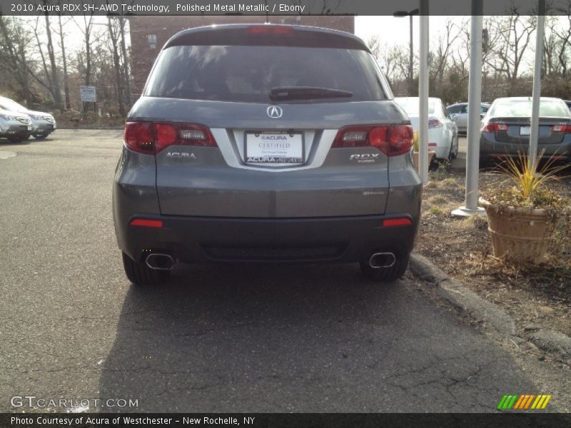 Polished Metal Metallic / Ebony 2010 Acura RDX SH-AWD Technology