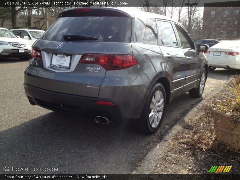 Polished Metal Metallic / Ebony 2010 Acura RDX SH-AWD Technology