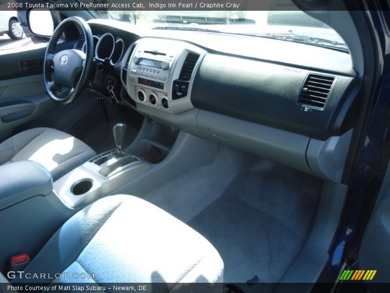 Indigo Ink Pearl / Graphite Gray 2008 Toyota Tacoma V6 PreRunner Access Cab