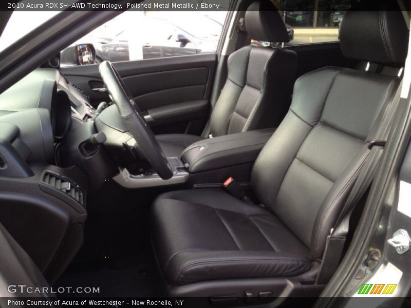 Polished Metal Metallic / Ebony 2010 Acura RDX SH-AWD Technology