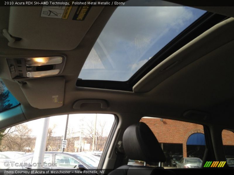 Polished Metal Metallic / Ebony 2010 Acura RDX SH-AWD Technology