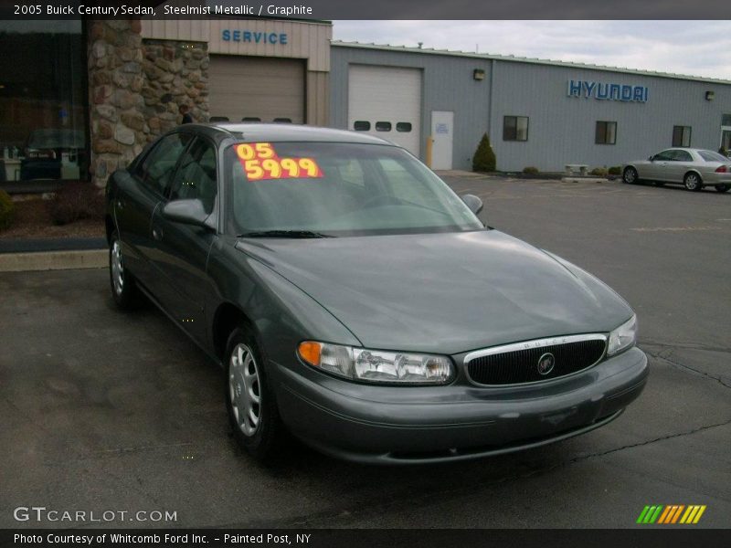 Steelmist Metallic / Graphite 2005 Buick Century Sedan