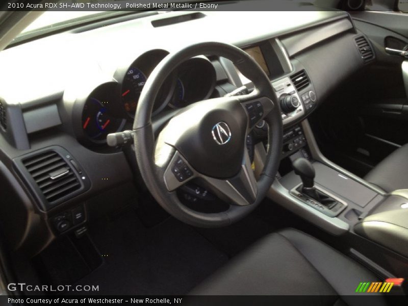 Polished Metal Metallic / Ebony 2010 Acura RDX SH-AWD Technology