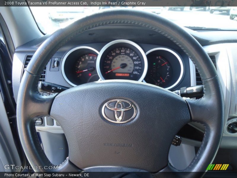 Indigo Ink Pearl / Graphite Gray 2008 Toyota Tacoma V6 PreRunner Access Cab