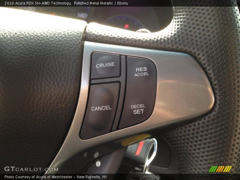 Polished Metal Metallic / Ebony 2010 Acura RDX SH-AWD Technology