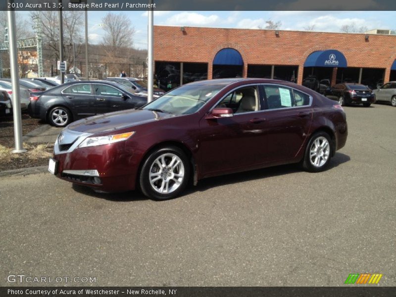 Basque Red Pearl / Parchment 2010 Acura TL 3.5