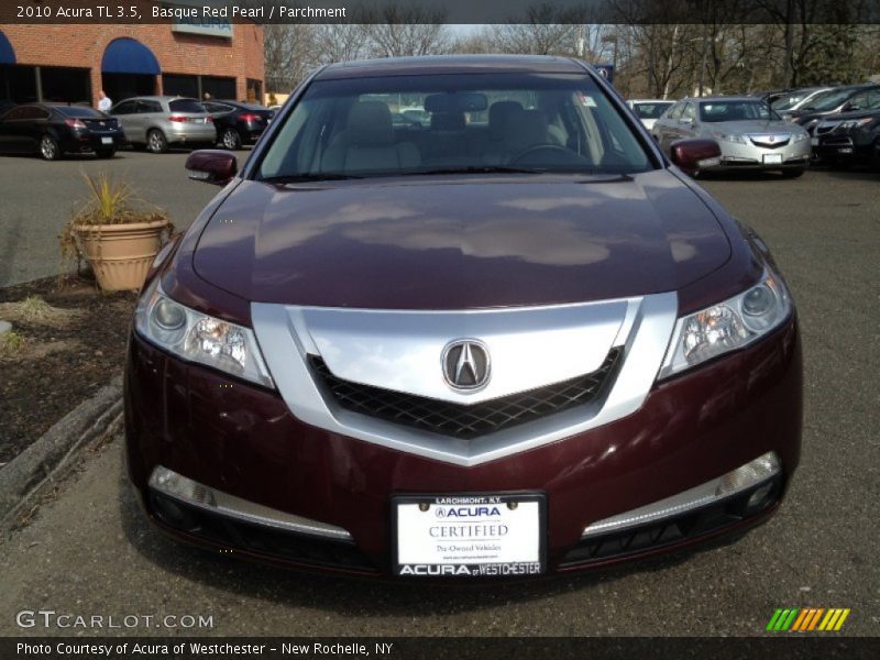 Basque Red Pearl / Parchment 2010 Acura TL 3.5