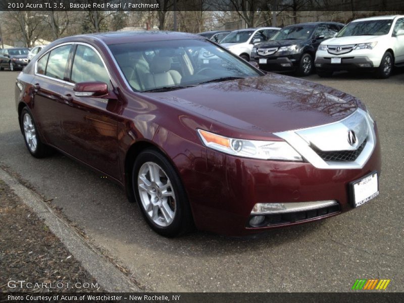 Basque Red Pearl / Parchment 2010 Acura TL 3.5