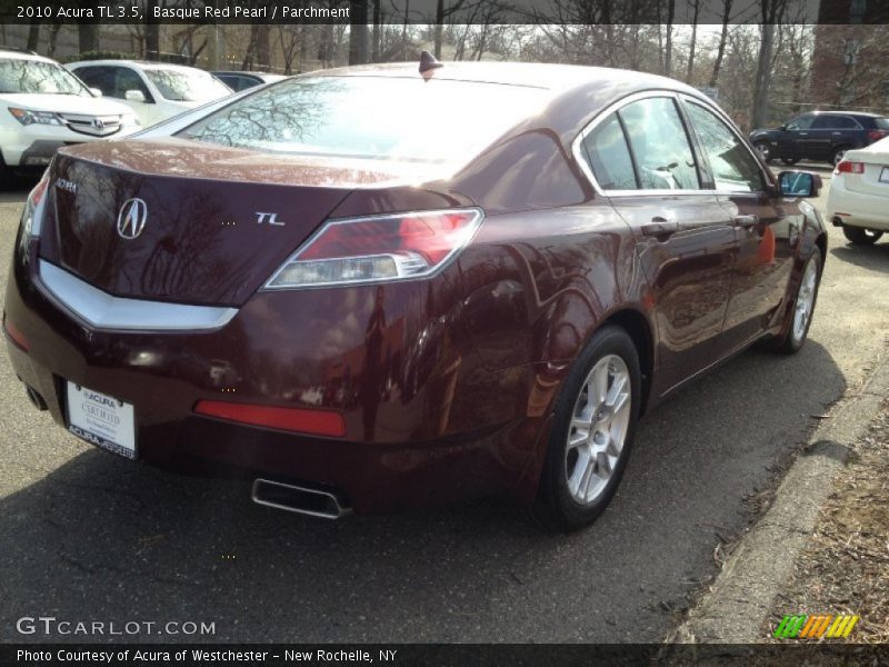 Basque Red Pearl / Parchment 2010 Acura TL 3.5