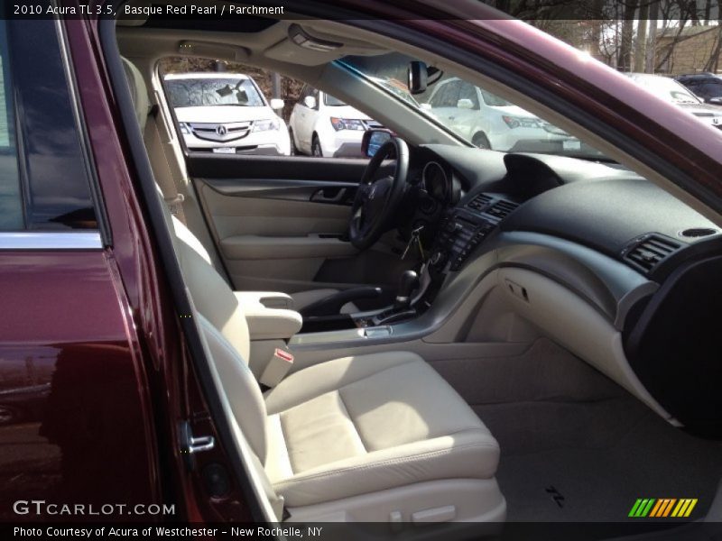 Basque Red Pearl / Parchment 2010 Acura TL 3.5