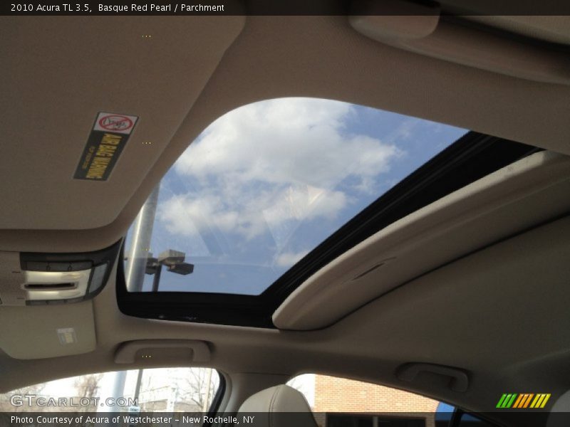 Basque Red Pearl / Parchment 2010 Acura TL 3.5