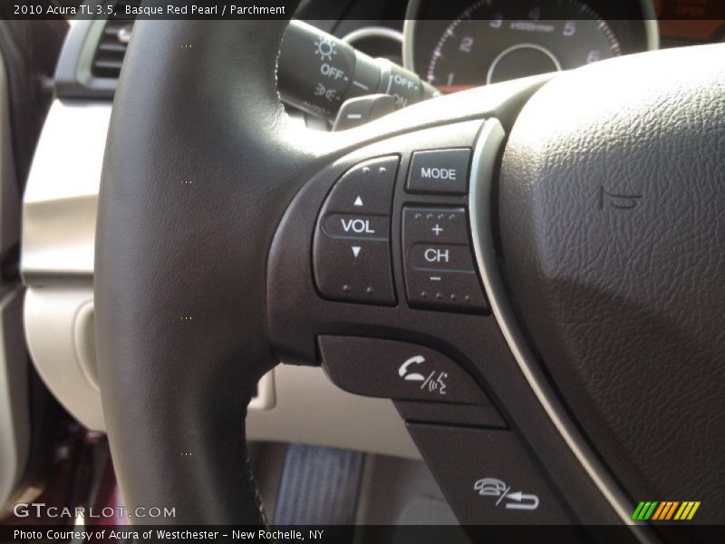Basque Red Pearl / Parchment 2010 Acura TL 3.5