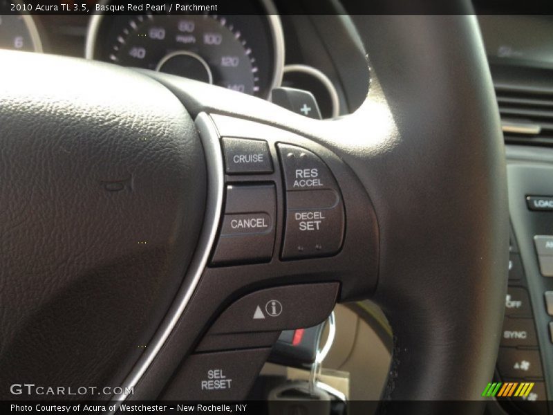 Basque Red Pearl / Parchment 2010 Acura TL 3.5