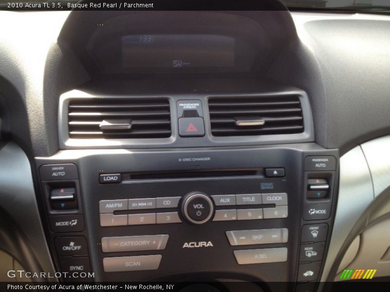 Basque Red Pearl / Parchment 2010 Acura TL 3.5