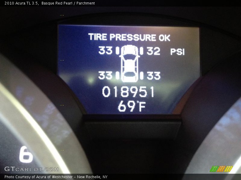 Basque Red Pearl / Parchment 2010 Acura TL 3.5