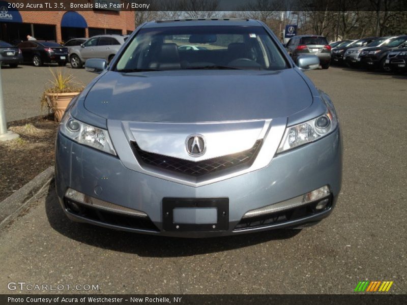 Borealis Blue Pearl / Ebony 2009 Acura TL 3.5