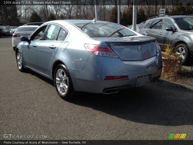 Borealis Blue Pearl / Ebony 2009 Acura TL 3.5