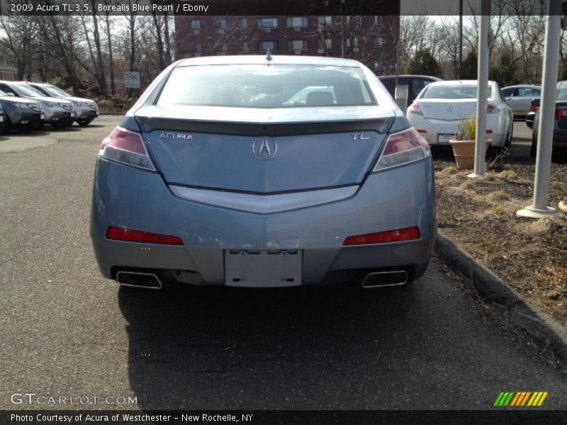 Borealis Blue Pearl / Ebony 2009 Acura TL 3.5