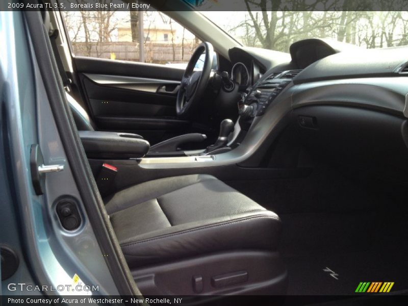 Borealis Blue Pearl / Ebony 2009 Acura TL 3.5