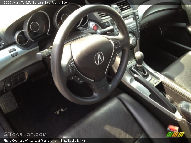 Borealis Blue Pearl / Ebony 2009 Acura TL 3.5