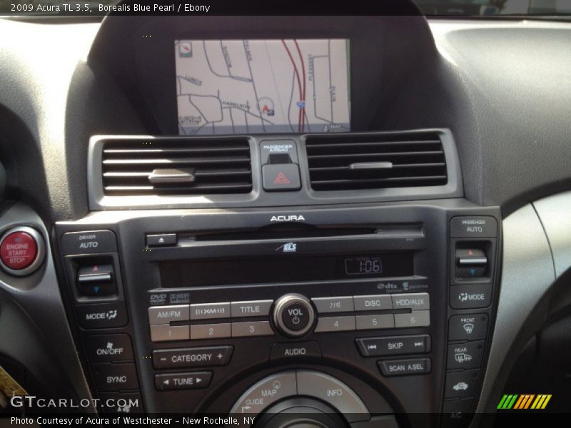 Borealis Blue Pearl / Ebony 2009 Acura TL 3.5