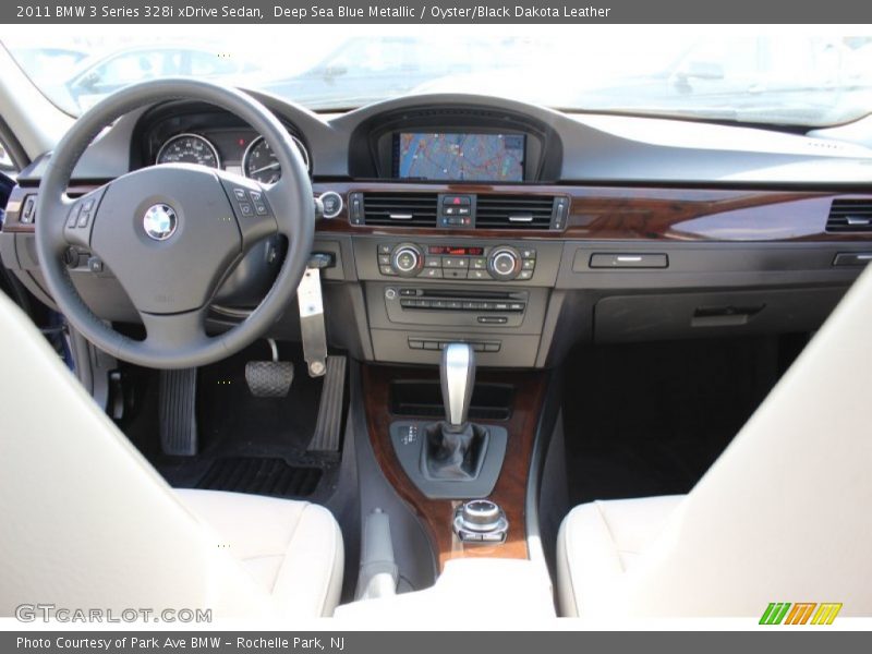 Deep Sea Blue Metallic / Oyster/Black Dakota Leather 2011 BMW 3 Series 328i xDrive Sedan