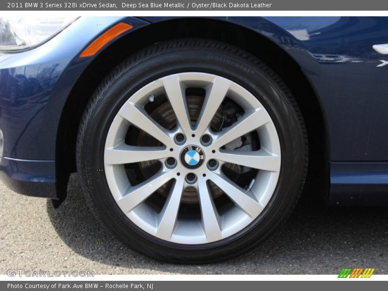 Deep Sea Blue Metallic / Oyster/Black Dakota Leather 2011 BMW 3 Series 328i xDrive Sedan