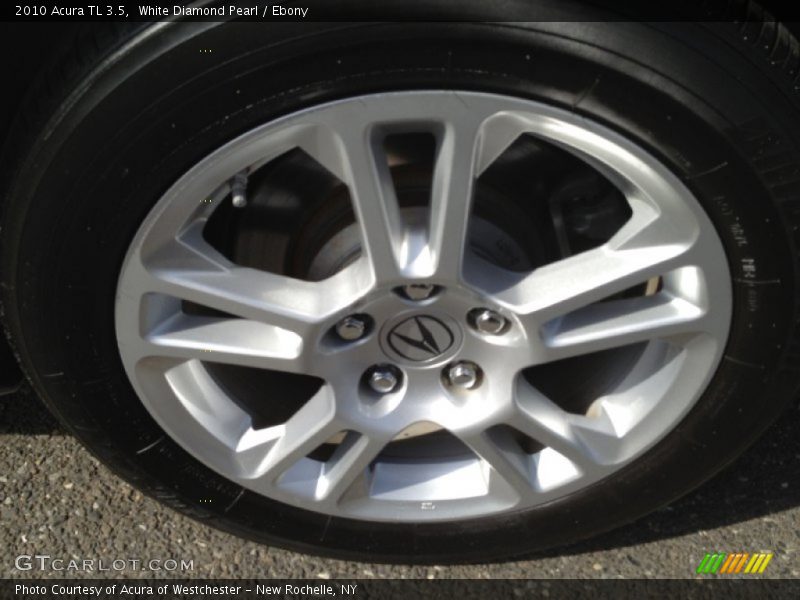 White Diamond Pearl / Ebony 2010 Acura TL 3.5