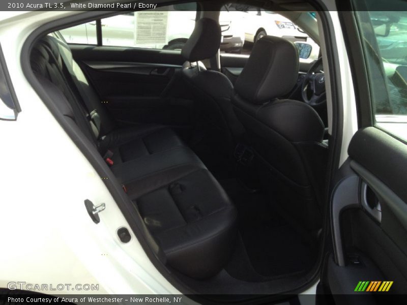 White Diamond Pearl / Ebony 2010 Acura TL 3.5